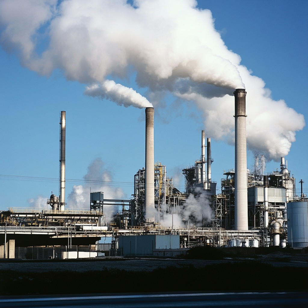 Download Industrial smoke stacks Image - Industry, Pollution, Factory ...