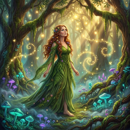 Free Enchanted Forest Woman Image - Woman, Redhead, Forest | Download ...
