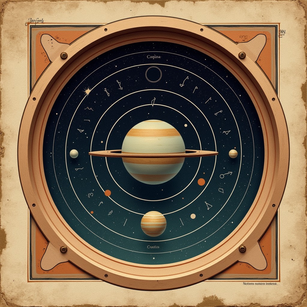 Planute Chart Free Vintage Planetary Chart Image - Celestial, Vintage, Astronomical ...