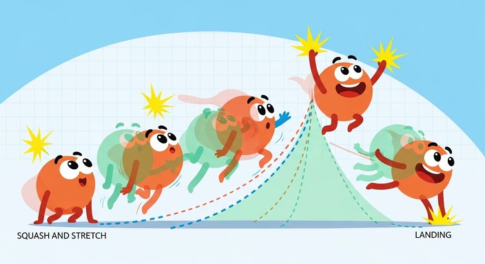 Free Animation Basics Illustrated Image - Animation, Cartoon, Jumping ...