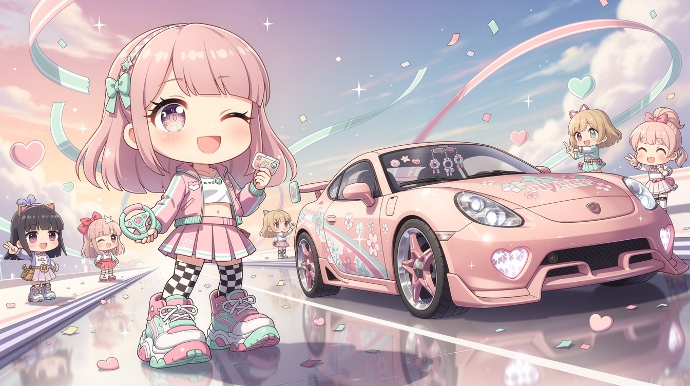 Free Kawaii Racing Dreams Image - Chibi, Anime, Kawaii | Download at ...