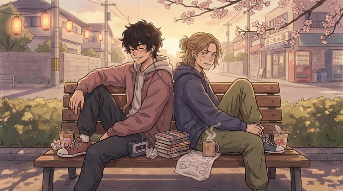 Free Rivals Share Music Image - Anime, Rivals, Friendship | Download at ...