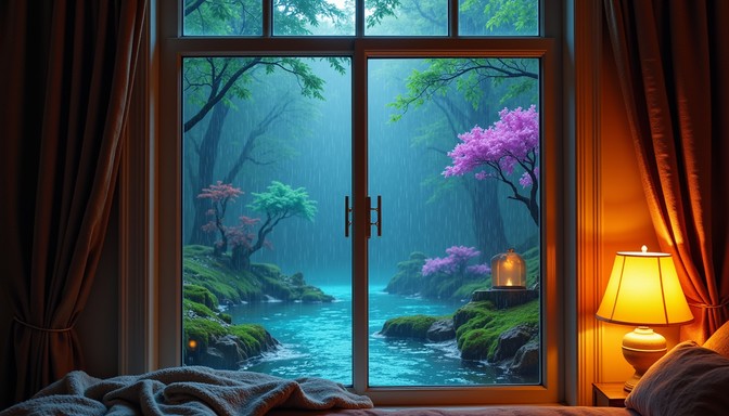 Free Mystical Forest View Image - Mystical, Forest, Bedroom | Download ...