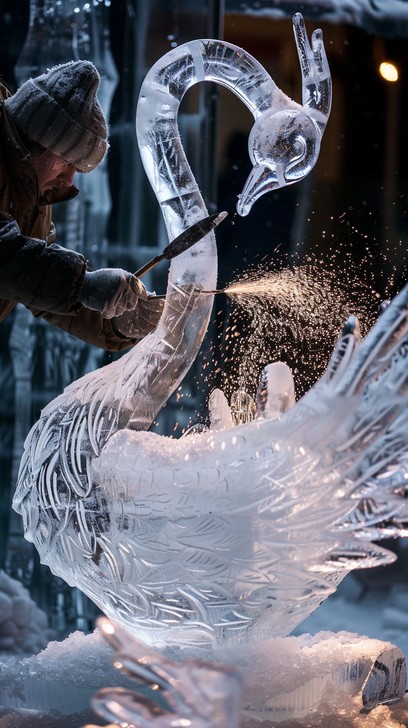 Free Ice Sculpting Artistry Photo Ice Sculpture Artist Download