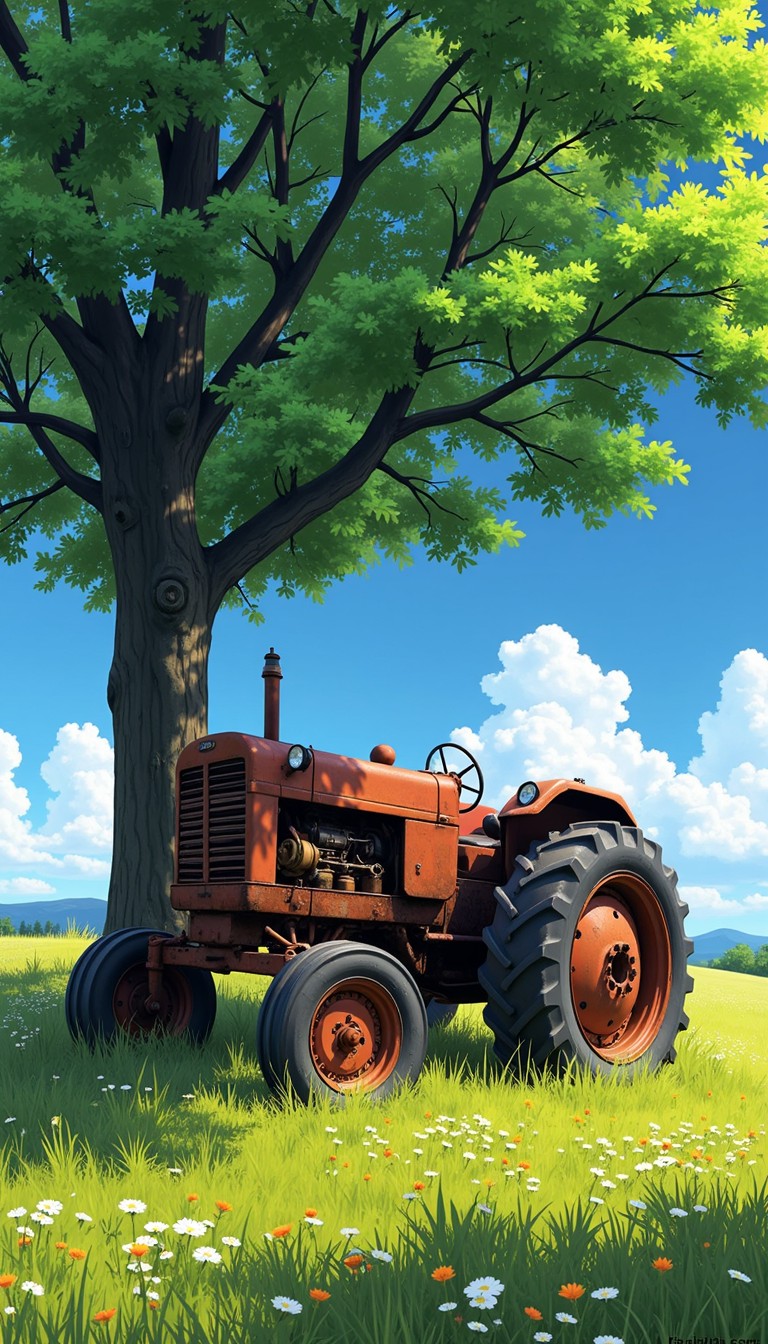 Rustic Tractor Hub Free Rustic Tractor Rest Image - Tractor, Rustic, Countryside ...