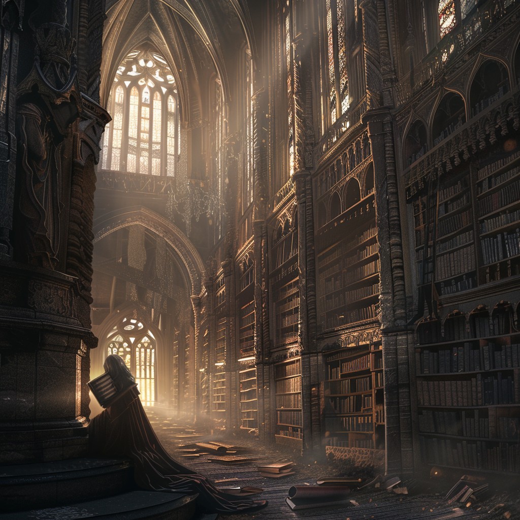 Free Mystical Library Hall Image - Mysterious, Ancient, Library ...
