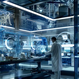 Download Futuristic Lab Innovation Image - Science, Technology, Innovation | StockCake