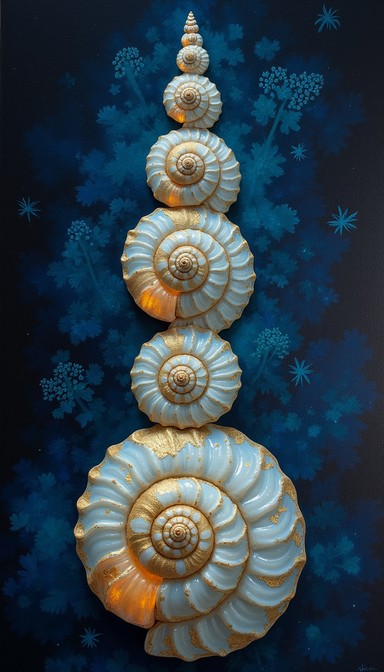 Free Luminous Spiral Shells Image - Seashells, Nautilus, Conch ...