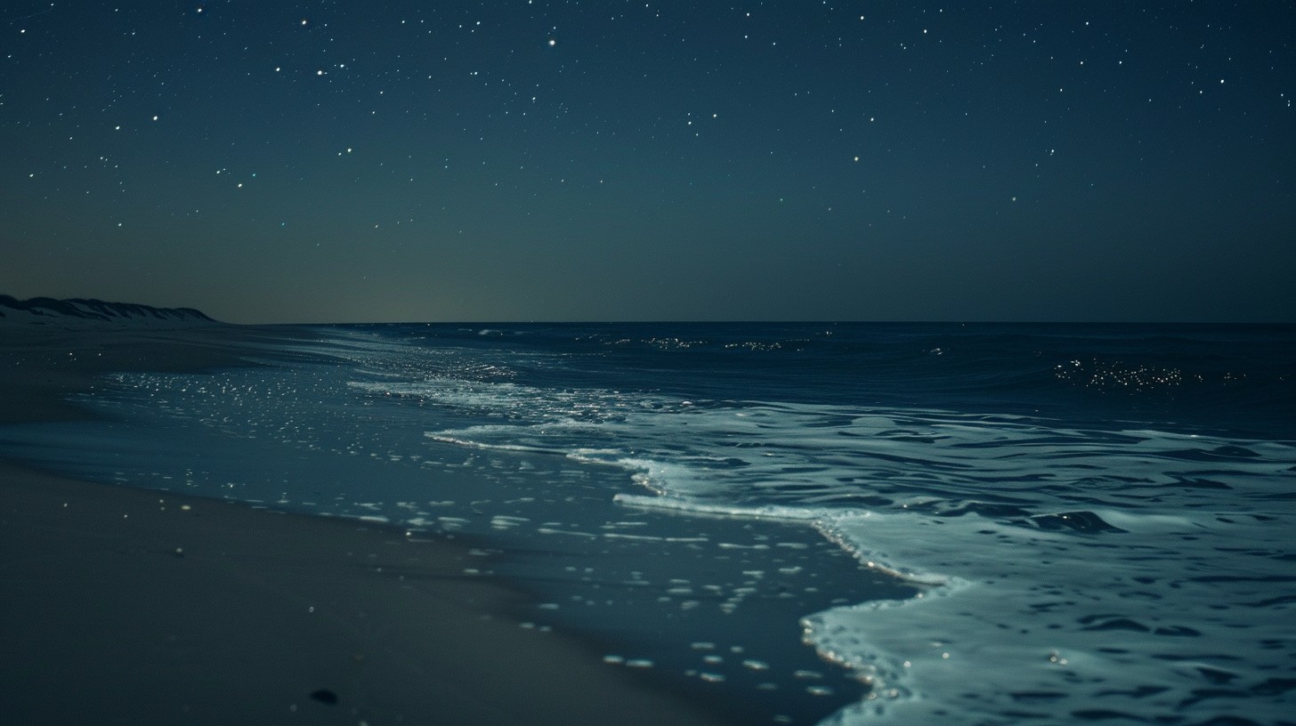 Free Starry Night Beach Image - Starry, Night, Beach | Download at ...