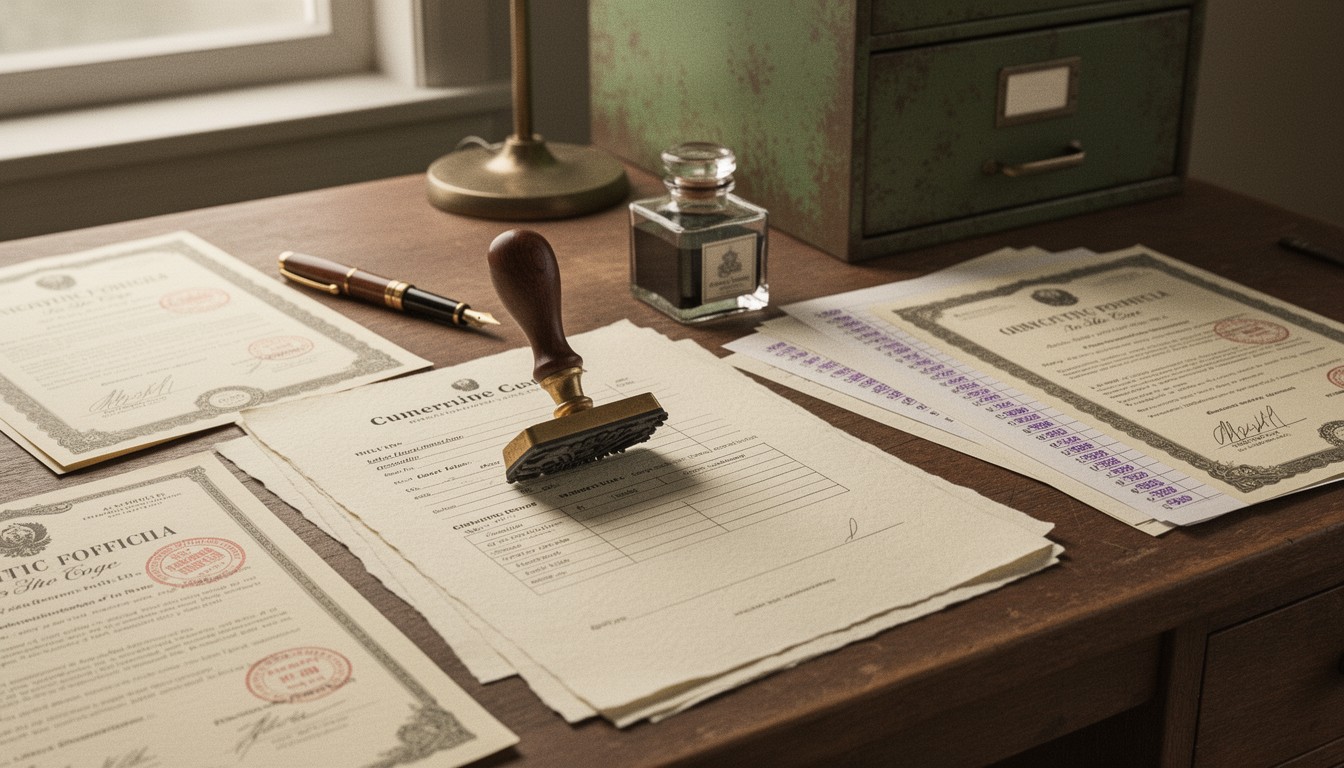 Free Vintage Office Paperwork Image - Vintage, Office, Desk | Download ...