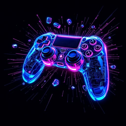 Free Neon Gaming Controller Image - Gaming, Controller, Neon | Download ...