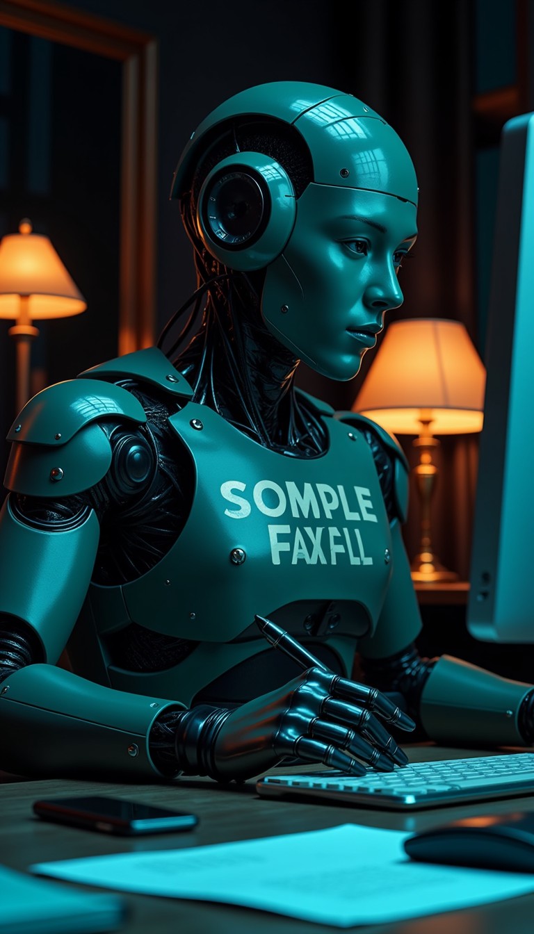 Free Digital Writer Bot Image - Robot, Cybernetic, Futuristic ...