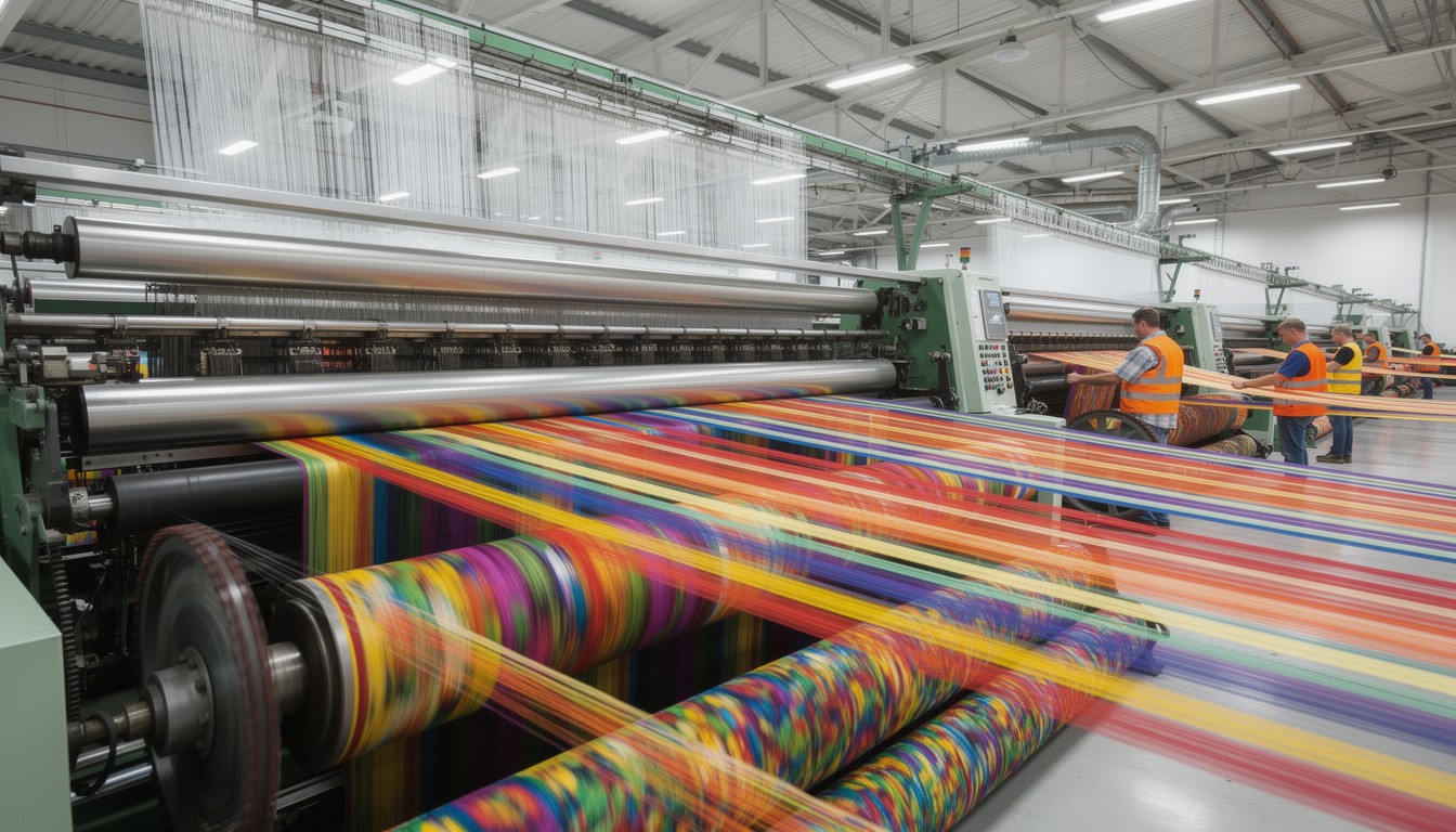 Free Colorful Threads Weaving Image - Textile, Factory, Manufacturing ...