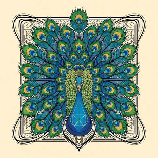 Free Nouveau Peacock Dream Image - Ethereal, Vintage, Botanical ...
