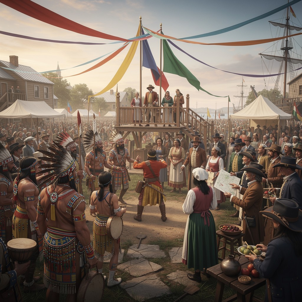 Free Colonial Foundation Celebration Image - Ceremony, Celebration ...