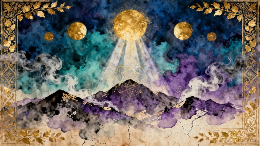 Free Divine Celestial Landscape Image - Mystical, Spiritual, Celestial ...