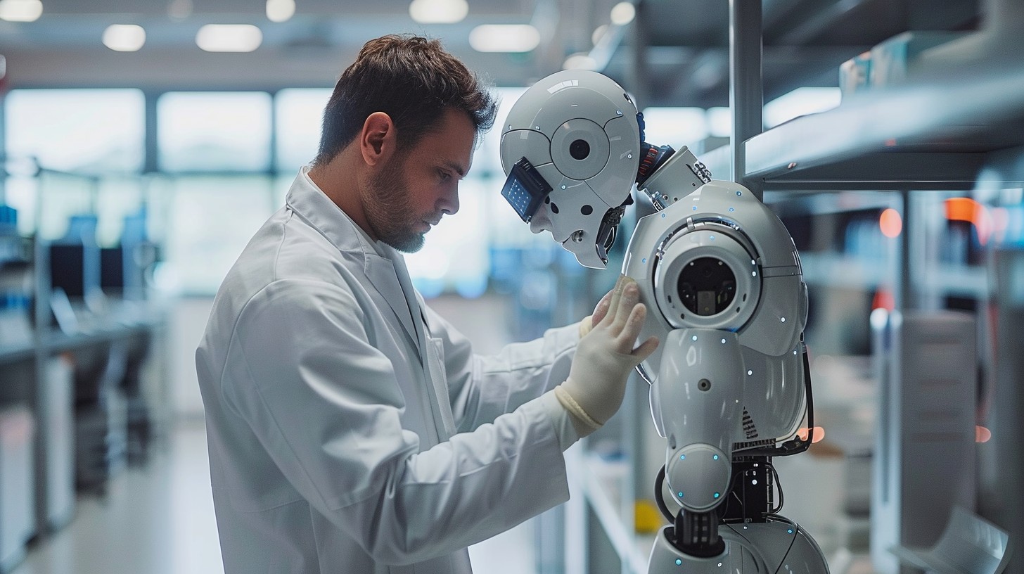 Free Engineer Adjusting Robot Image - Engineering, Robot, Technology ...