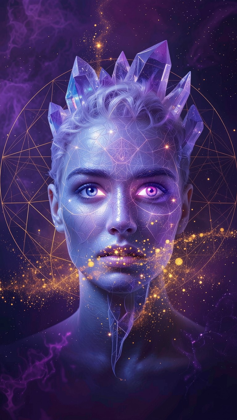 Free Cosmic Being Transformation Image - Mystical, Portrait, Fantasy ...