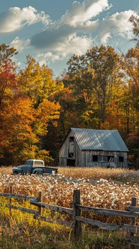 Rustic Barn Fall Display Free Autumn Rustic Charm Image - Autumn, Foliage, Barn | Download at ...