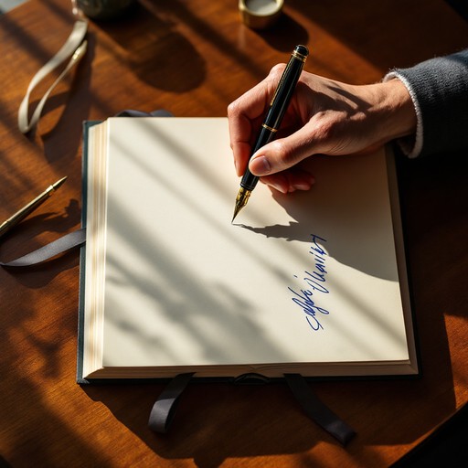 Free Pen Meets Page Image - Writing, Pen, Book | Download at StockCake