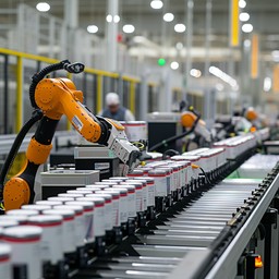 Free Automated Production Line Image - Robot, Automation, Manufacturing ...