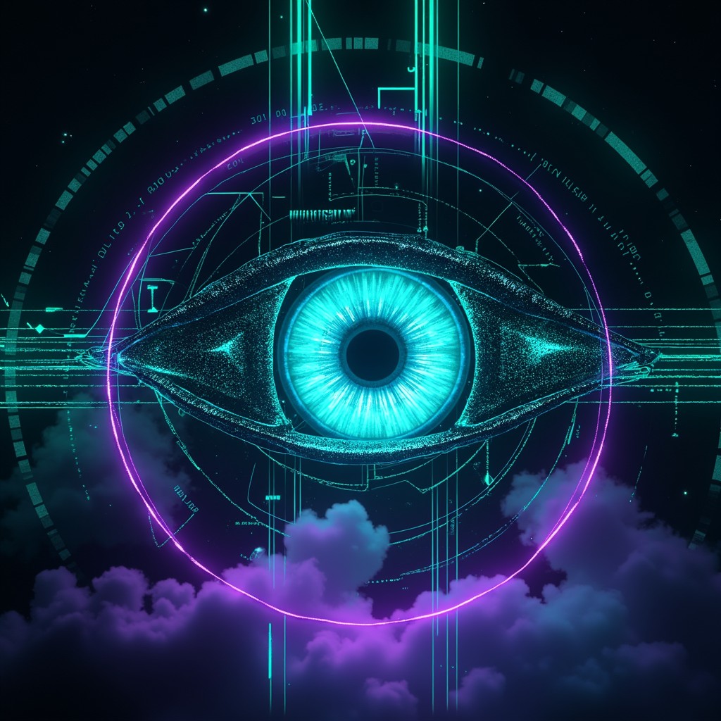Cyber Vision Design Free Cyber Security Vision Image - Surveillance, Cyberpunk, Eye ...