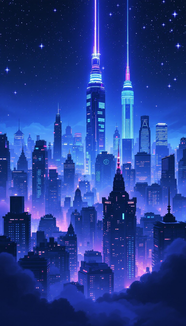Free Neon Pixel Metropolis Image - Pixel, Cyberpunk, Synthwave ...