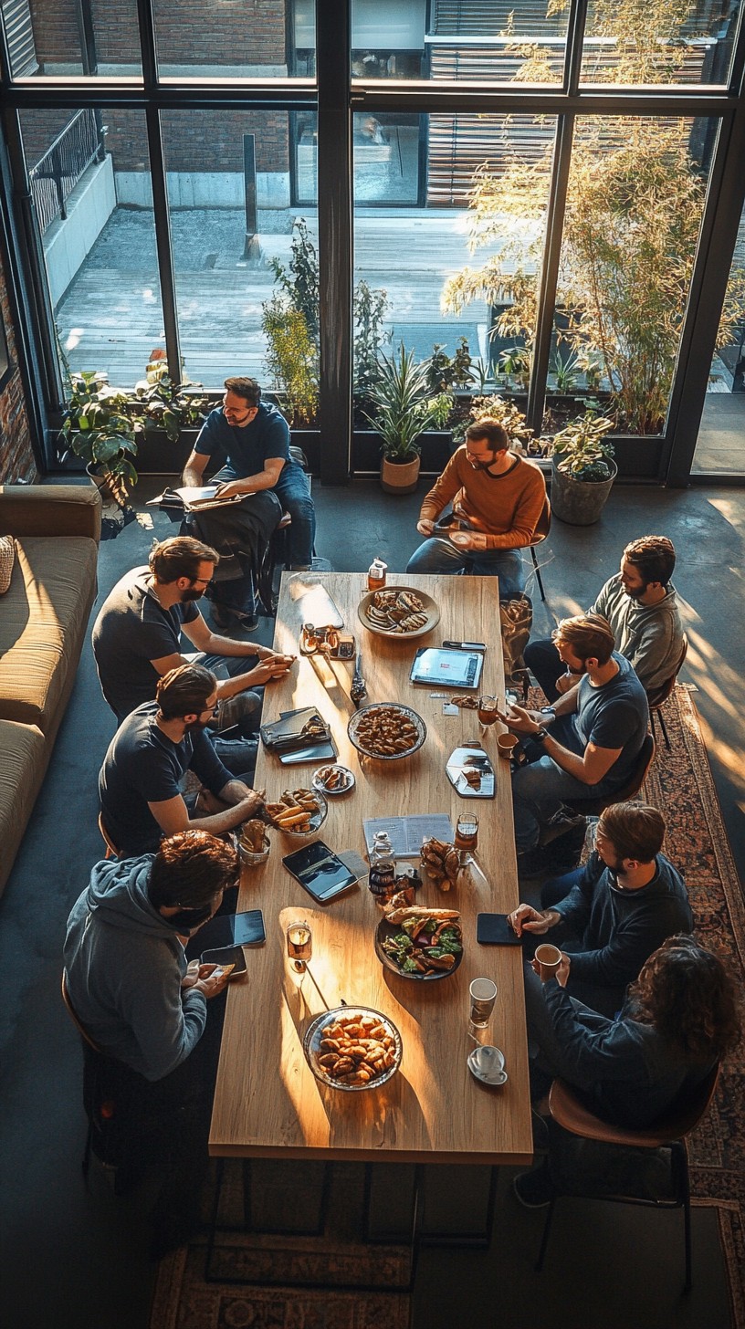 Free Team lunch meeting Image - Team, Lunch, Meeting | Download at ...