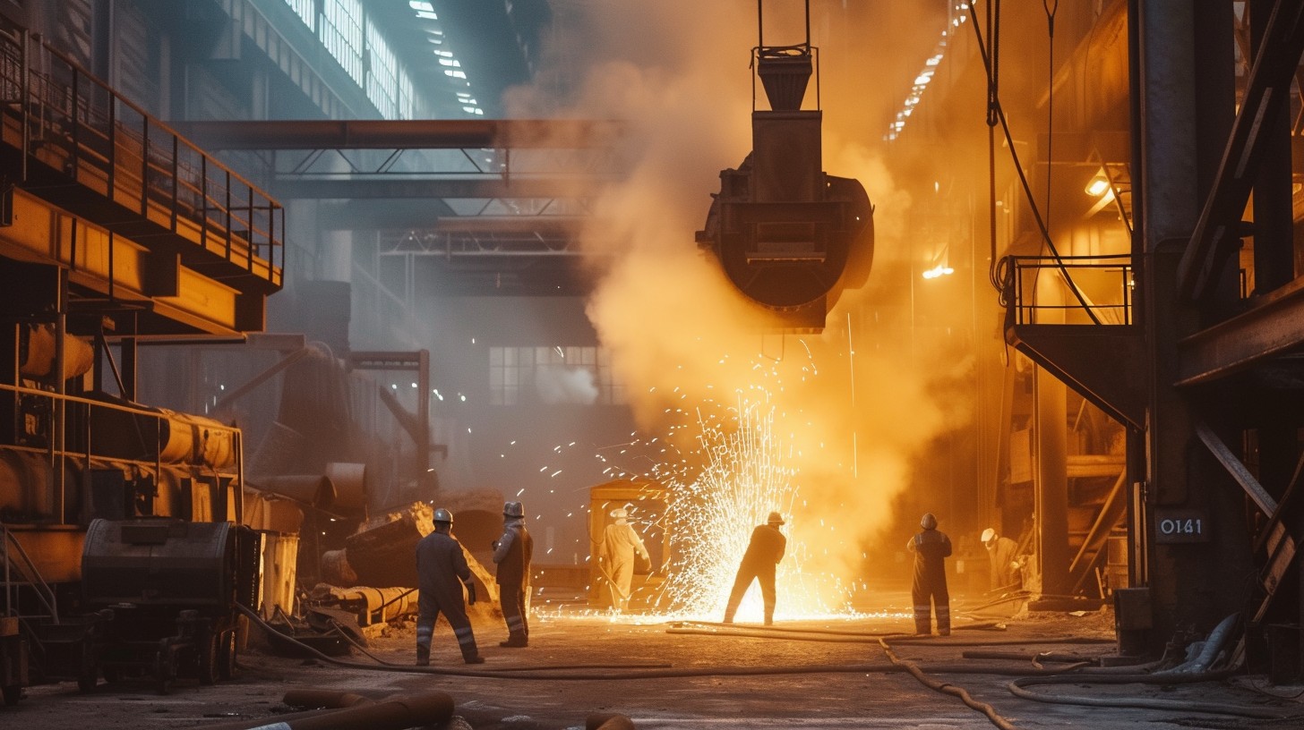 Steel Works Renders Free Fiery Steelworks Scene Image - Industry, Steel, Workers | Download ...