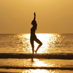 Free Sunset Yoga Pose Image - Sunset, Yoga, Beach | Download at StockCake