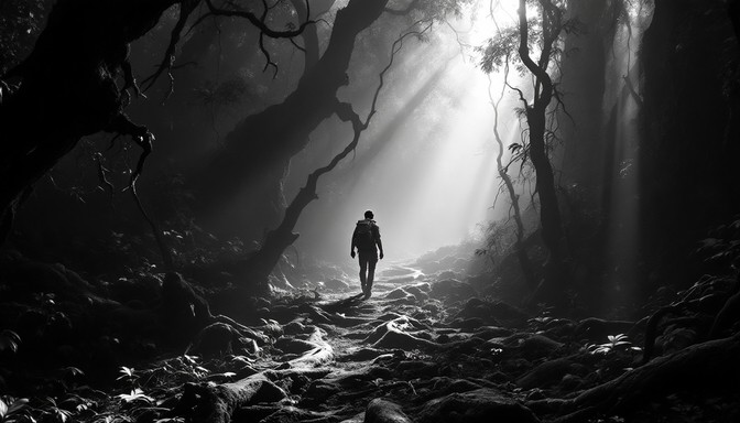 Free Mysterious Forest Journey Image - Forest, Mysterious, Sunbeams ...