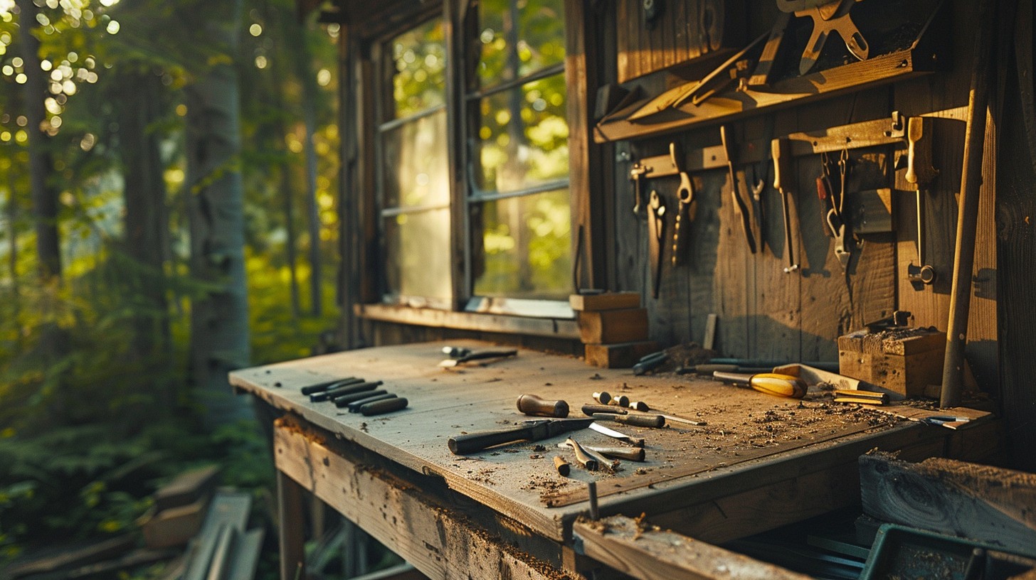 Free Rustic Workshop Interior Image - Woodworking, Tools, Workshop ...