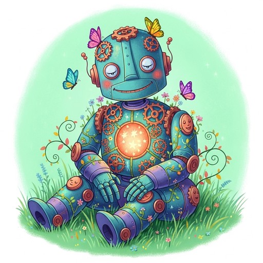 Free Meadow Robot Friend Image - Robot, Steampunk, Whimsical | Download ...