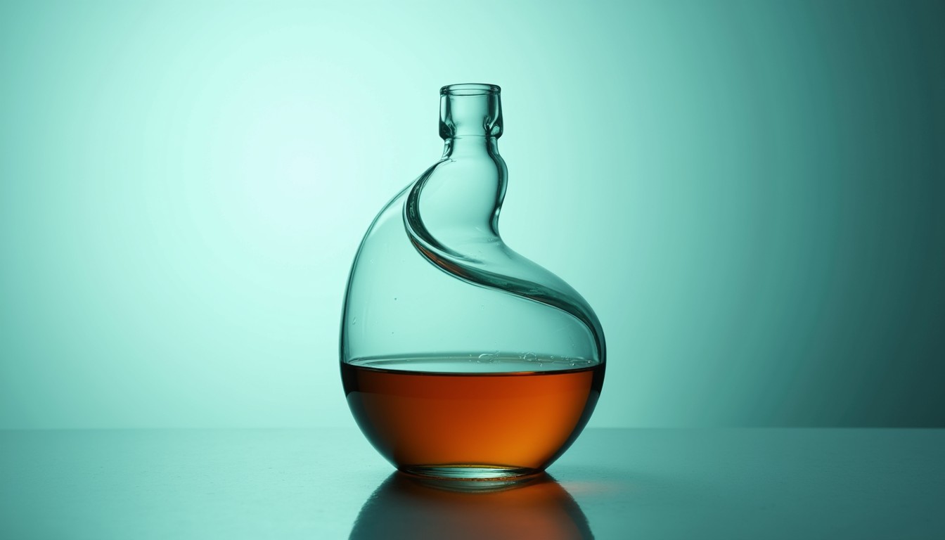 Free Twisted Amber Vessel Image - Bottle, Glass, Twisted | Download at ...