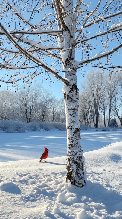 Free Cardinal in Winter Image - Cardinal, Winter, Snow | Download at ...