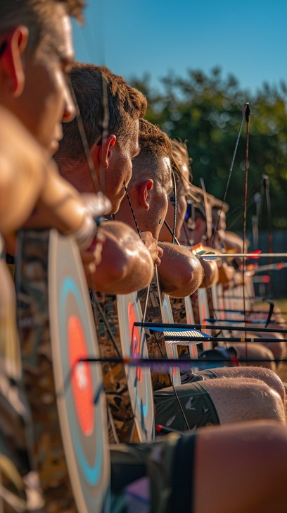 Free Archers Preparing Volley Image - Archers, Historical, Armor ...