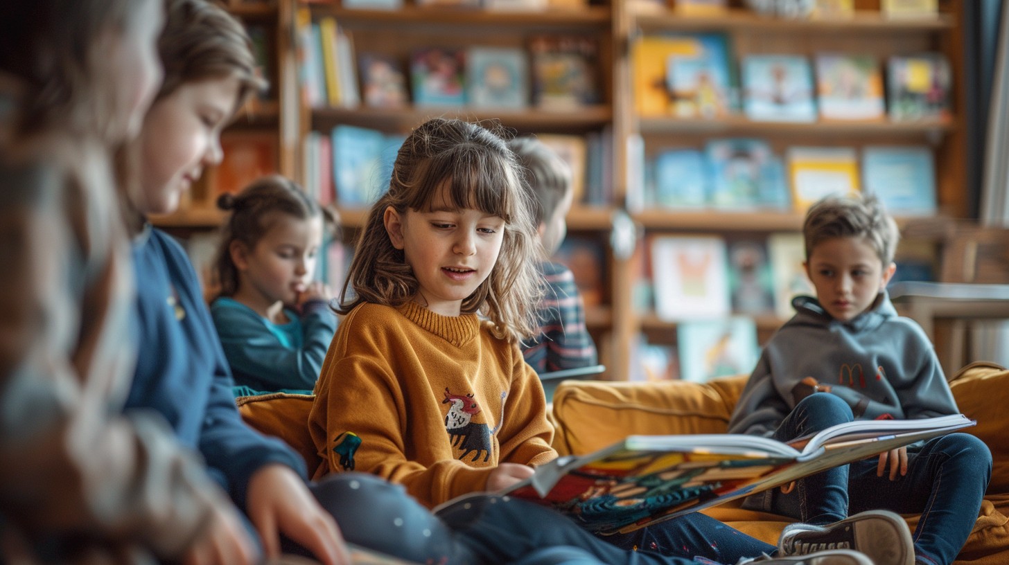 Free Children Reading Together Image - Children, Reading, Library ...
