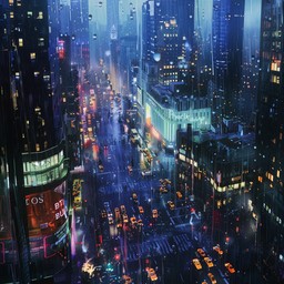 Free Rainy City Night Image - Rainy, City, Night | Download at StockCake