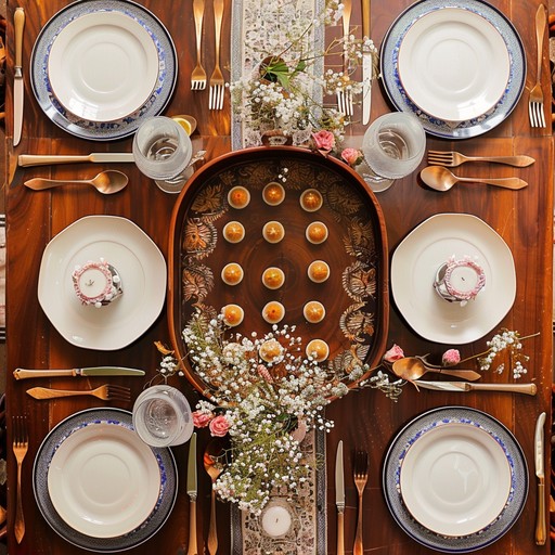 Free Elegant Dining Setup Image - Table, Plates, Gold | Download at ...