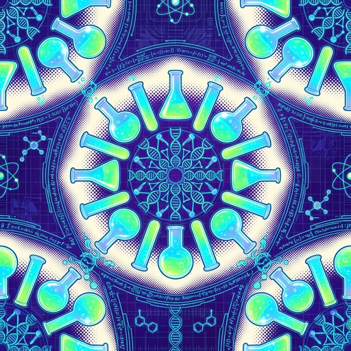 Free Glowing Laboratory Mandala Image - Laboratory, Anime, Pattern ...