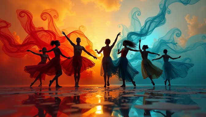 Free Dancing Color Symphony Image | Download at StockCake