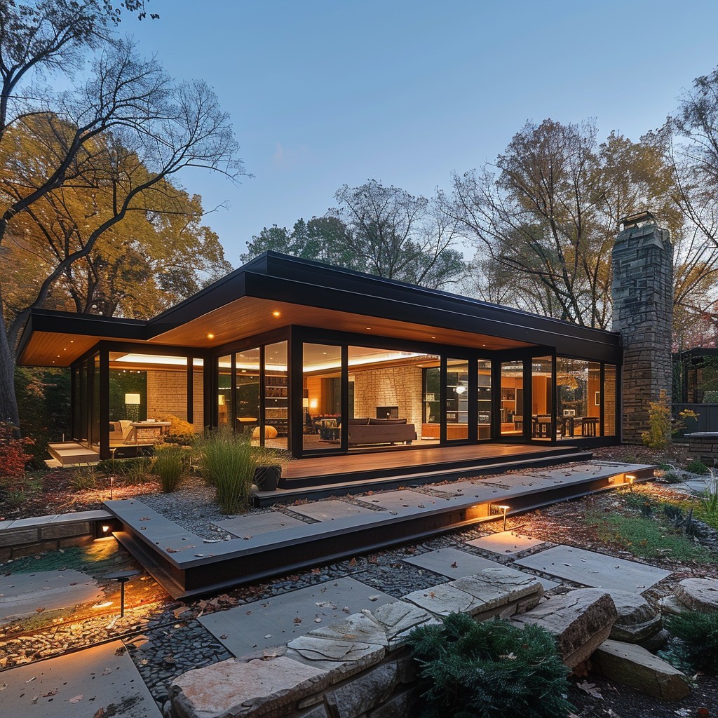 Free Modern home dusk Image - Architecture, Dusk, Modern | Download at ...
