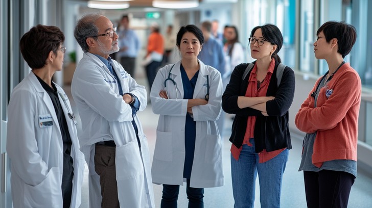 Open Discussion Doctors Free Doctors discussing earnestly Image - Hospital, Doctors, Discussion ...
