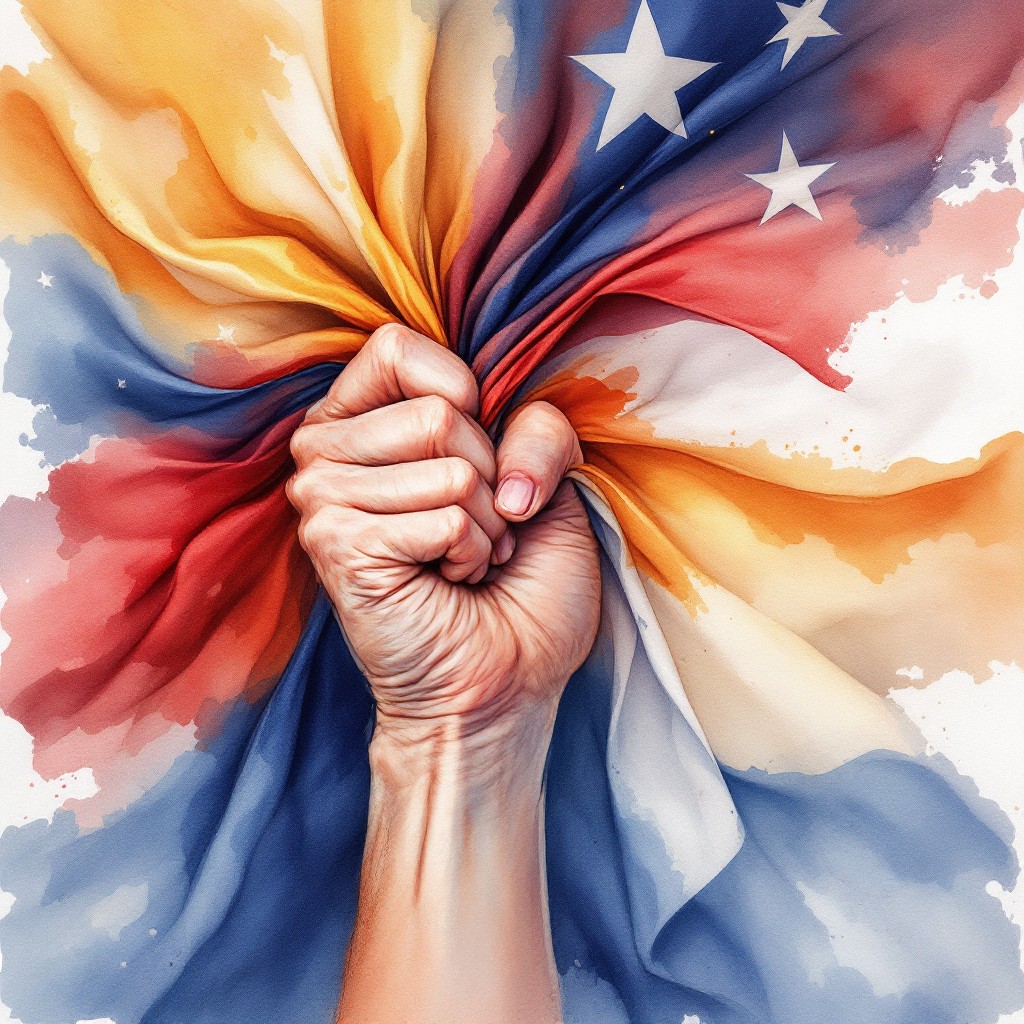 Free Hand Holds Freedom Photo - Watercolor, Hand, Flag | Download at ...