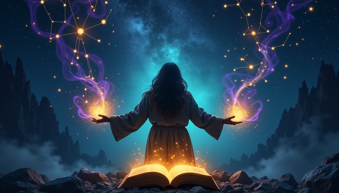 Magic Practitioner Free Cosmic Spell Casting Image - Magic, Cosmic, Sorcerer | Download at ...