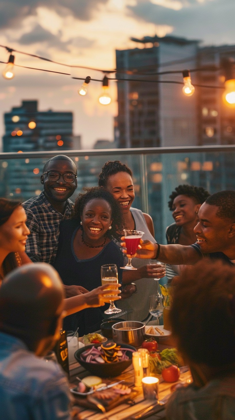 Open Rooftop Party Free Rooftop Dinner Party Image - Friends, Rooftop, Party | Download at ...