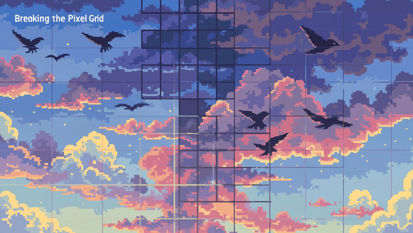 Free Breaking Pixel Boundaries Image - Pixel, Birds, Freedom | Download ...