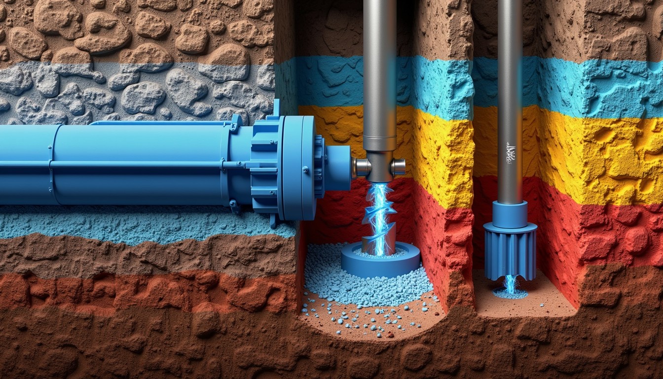 Oil Rig Earth Free Earth Drilling Technology Image - Drilling, Underground, Geology ...