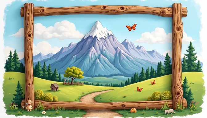 Free Enchanted Frame Portal Image - Whimsical, Enchanted, Frame ...