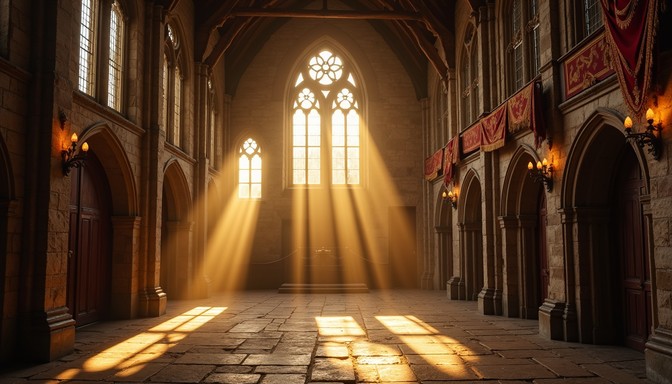 Free Medieval Hall Interior Image | Download at StockCake